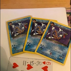 Pokémon cards dark gyrados